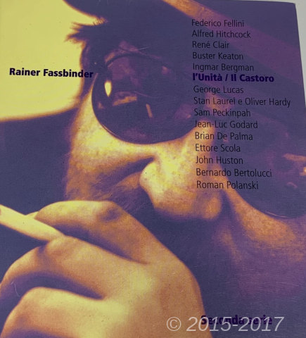 Copertina di Rainer Werner Fassbinder